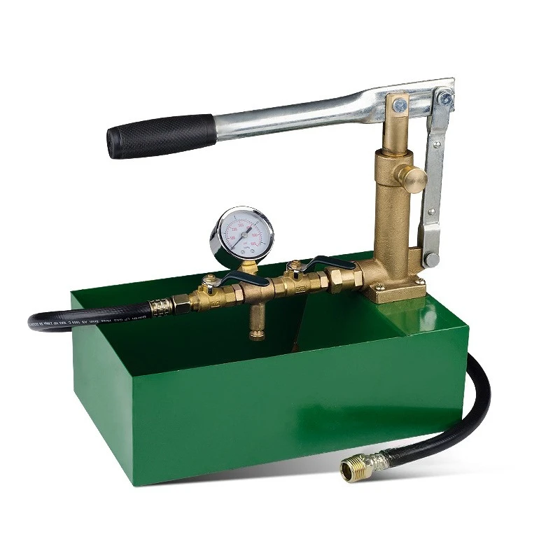 

T-50K-P manual pressure test pump, iron box copper head hydraulic press pump