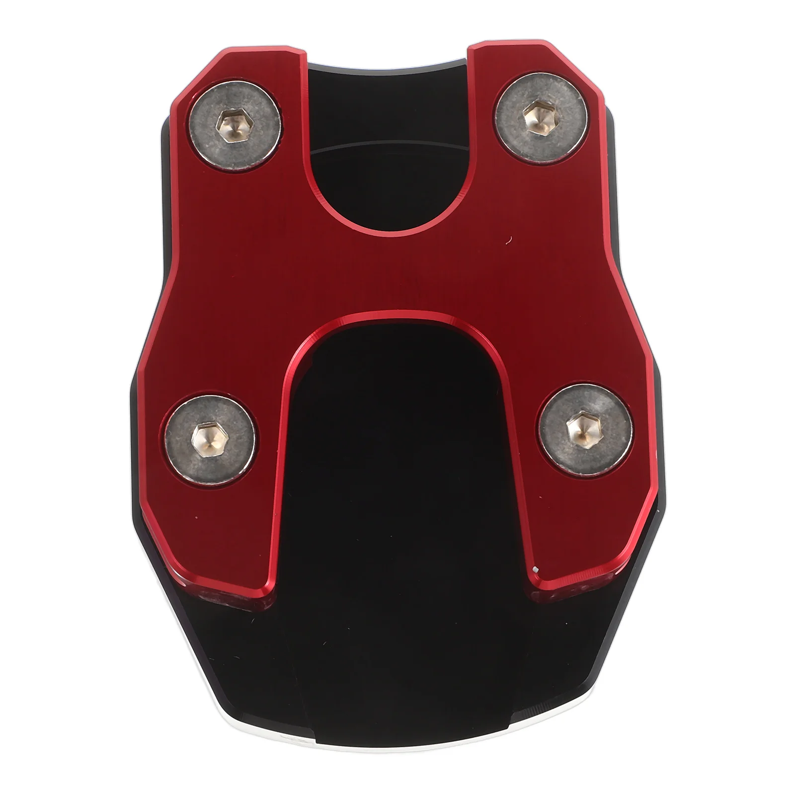 

1 Set Motorcycle Side Stand Pad Kickstand Foot Extension Strong Support Durable Grass Compatible Motorbike Stand Cushion Mat