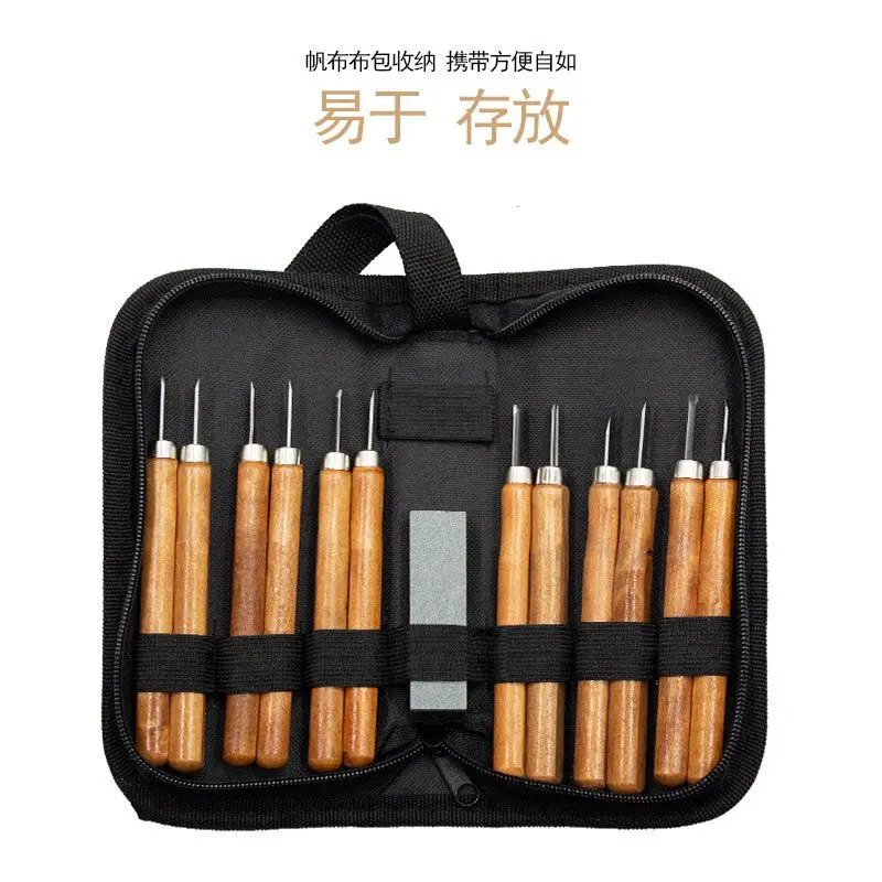 Juego de cuchillos para tallar madera Down's, herramientas de carpintería para tallado de sellos, herramientas para tallar piedra, sellos de goma hechos a mano, herramientas para trabajar madera hechas a mano