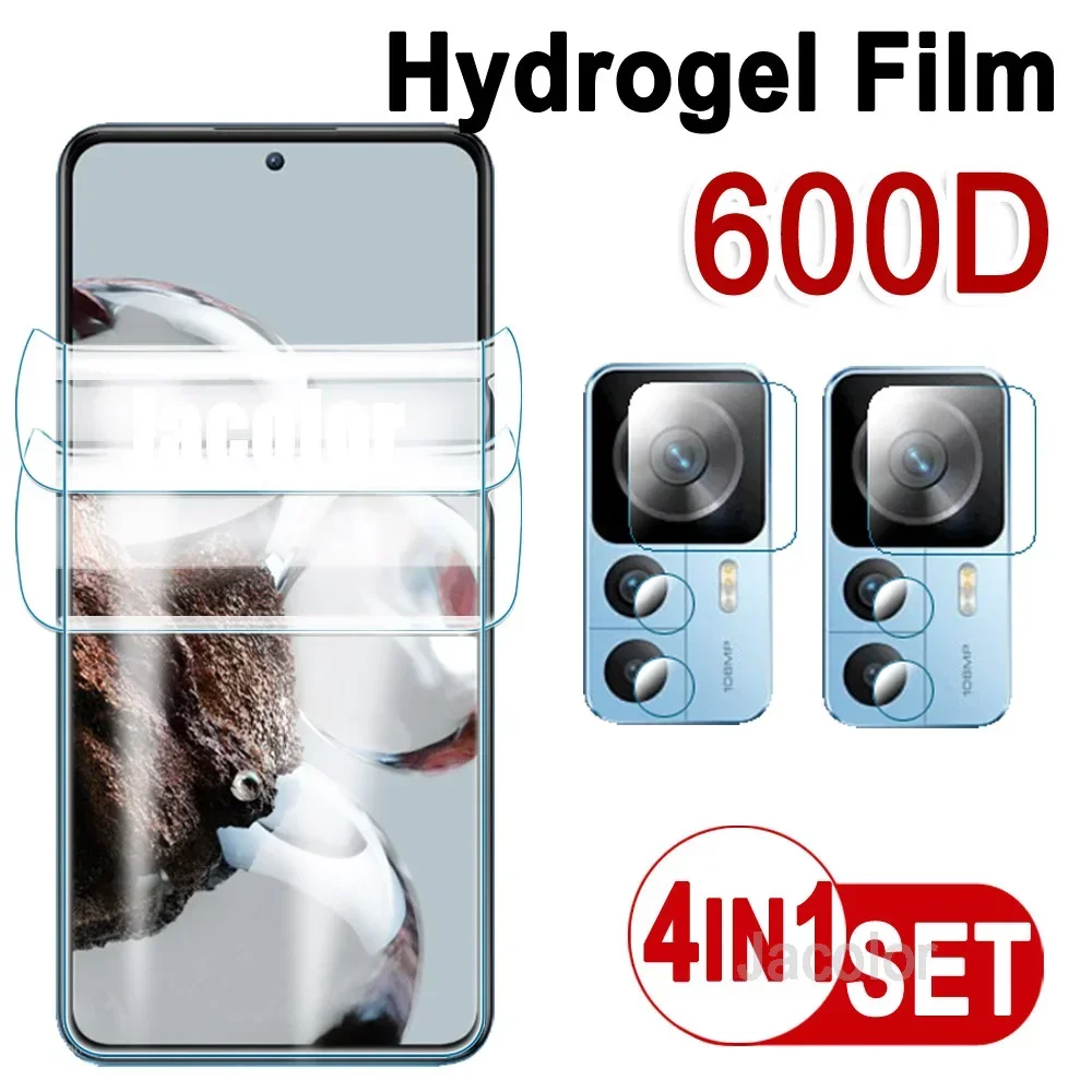 

4 IN1 Soft Hydrogel Film For Xiaomi 12 Lite 12T Pro Protection Xiaomy Xiomi For Xiaomi 12Lite 12TPro Not Glass Screen Protector