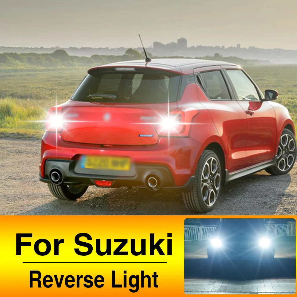 2PCS Car 1156 Canbus Backup Reverse Back Up Light Bulbs For Suzuki Swift MK2 MK3 2 3 Alto Baleno Samurai Celerio Ignis Kizashi