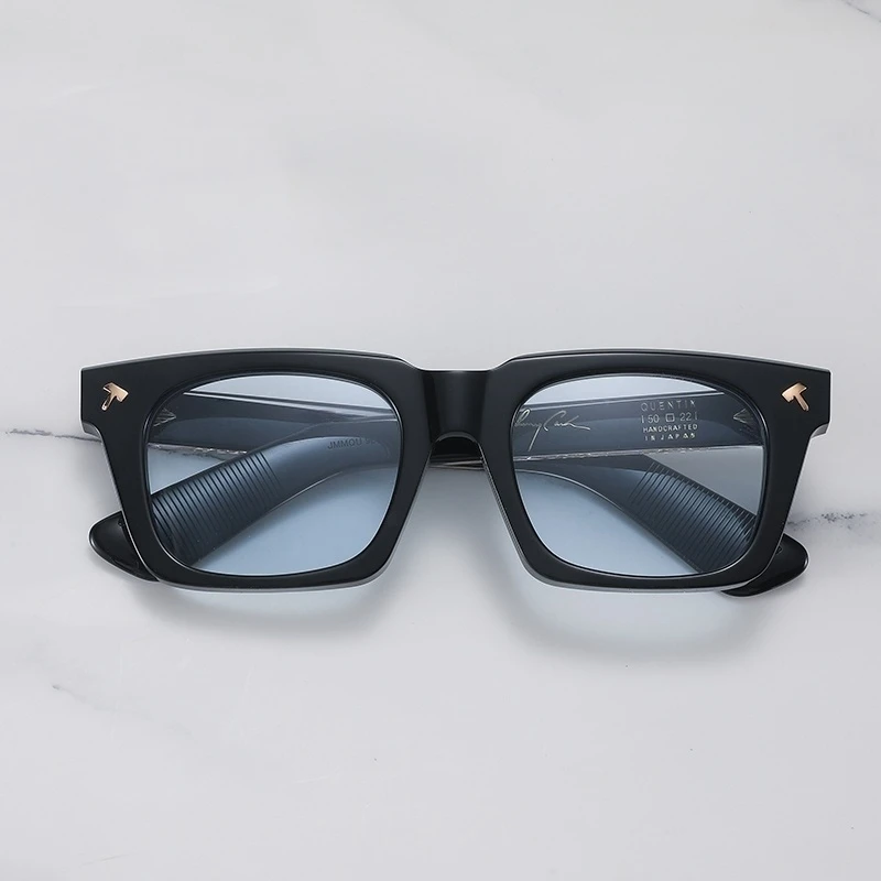 اليابان يدوية سميكة خلات رجل النظارات الشمسية JMM QUENTIN نظارات شمسية في الهواء الطلق مربع الصيد القيادة Gafas lrest دي سول Hombre