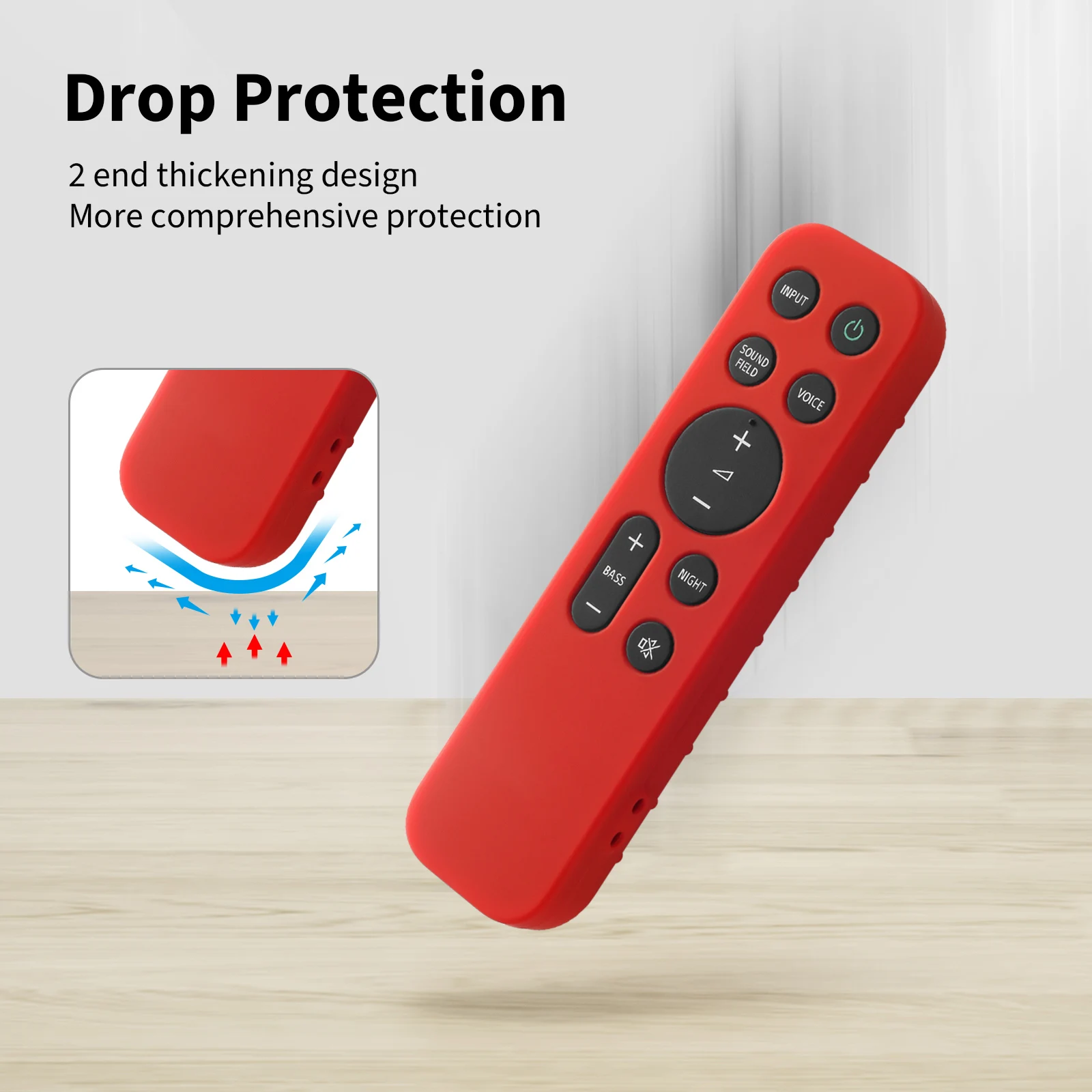 Silicone Protective Case for Sony RMT-AH513U, Compatible with Sony Sound Bar HT-S400/SA-S400 Remote Control
