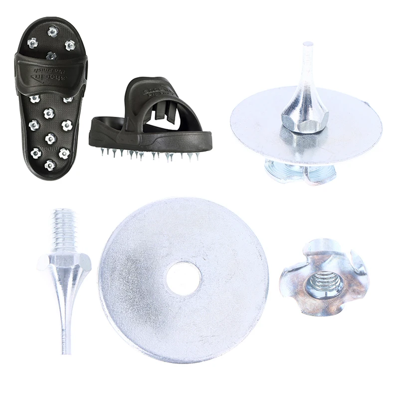 Galvanized Iron Nail Self-Leveling Shoe Accessory for Cement; Flexible Soft Spike Epoxy Floor Coating Paint Shoe Screws