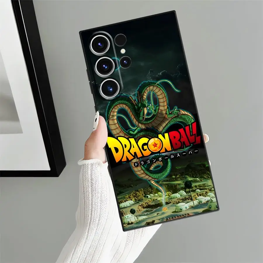 حافظة لهاتف سامسونج جالاكسي S21 FE S20 S25 Edge S23 Ultra S24 Plus من دراغون بول دراجون بول