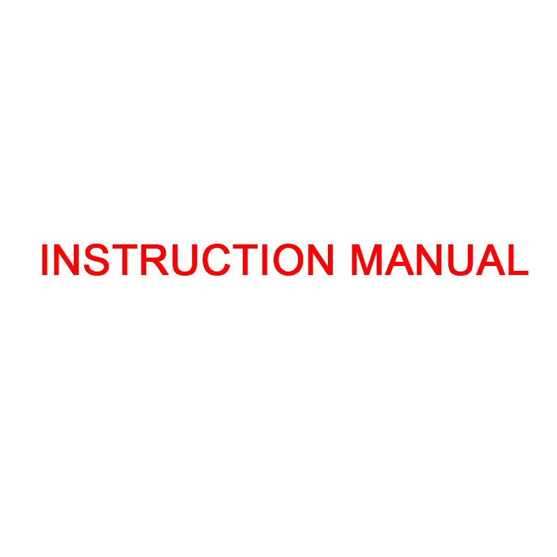 Instruction manual / Инструкция по эксплуатации / Manual de instruções