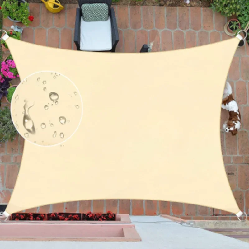 Outdoor sunshade cloth, sunshade umbrella, waterproof cloth, UV resistant, beach sunshade and rainproof