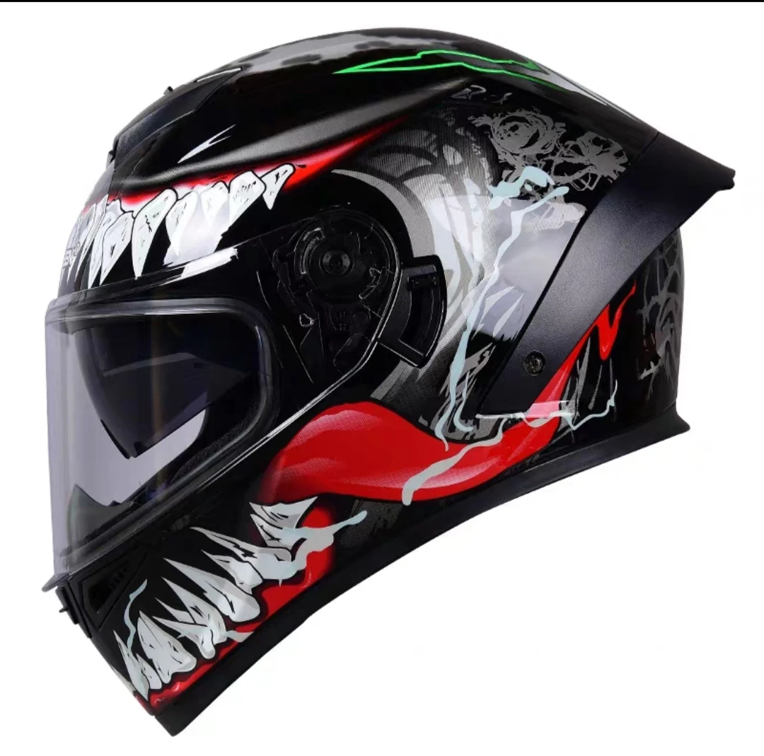 Factory Direct 2026 New Model Full Face Motorcycle Helmet Premium DOT Certified ABS Material with Quick Release
