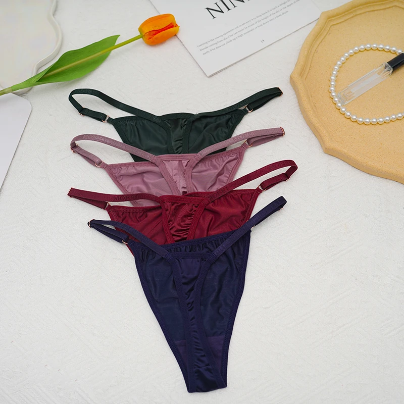 ملابس داخلية نسائية مثيرة منخفضة الخصر على شكل حرف T مغرية ملابس داخلية مريحة للتنفس