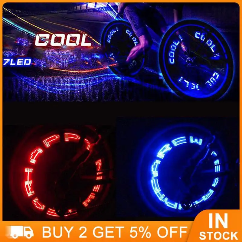 Innovative Bicycle Accessories Waterproof Neon Spoke Lights For Road Bikes Biking Enthusiasts Trendy Eye-catching Long-lasting