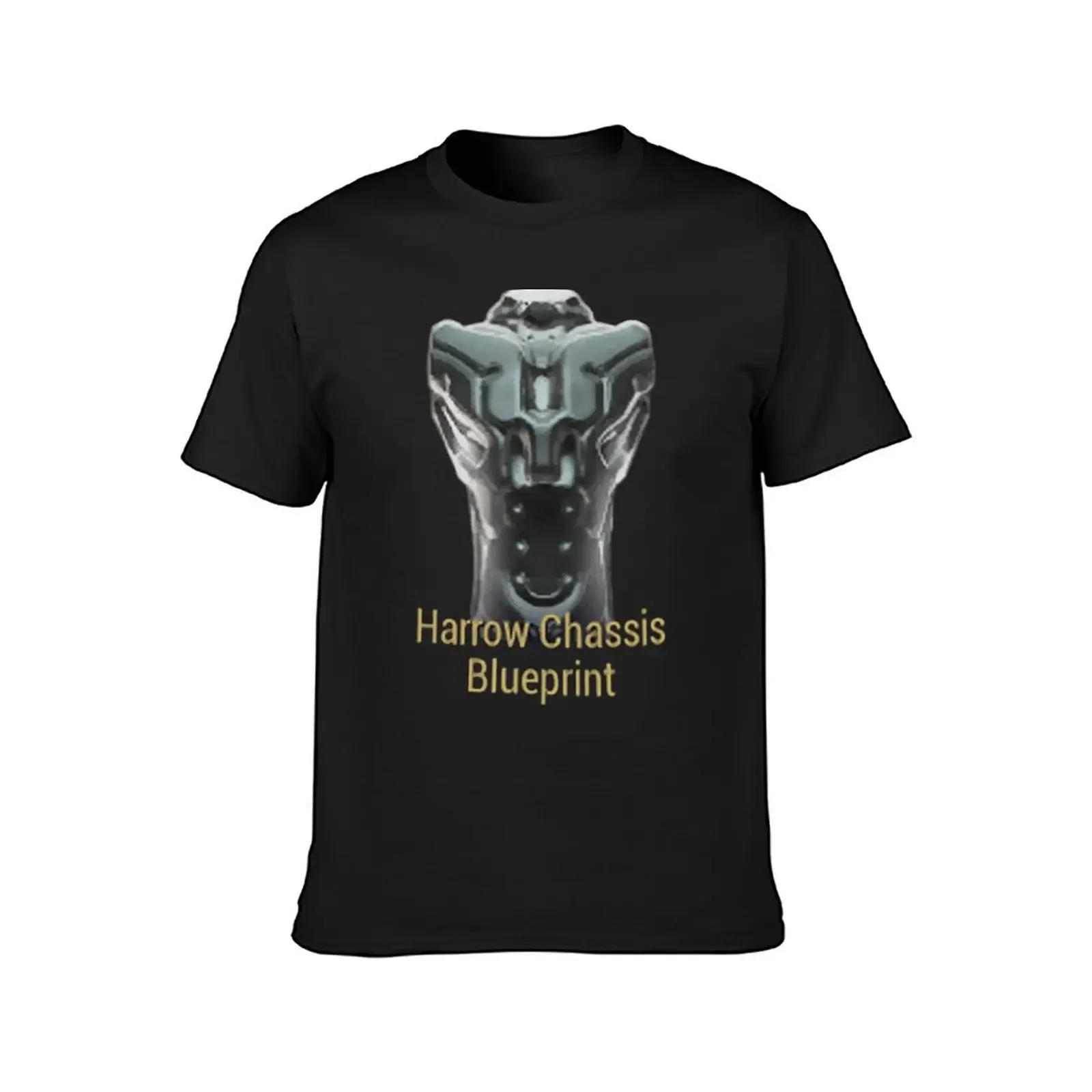 Harrow Chassis Blueprint Warframe Tennocon Meme T-Shirt sweat anime tshirt funny t shirts for men
