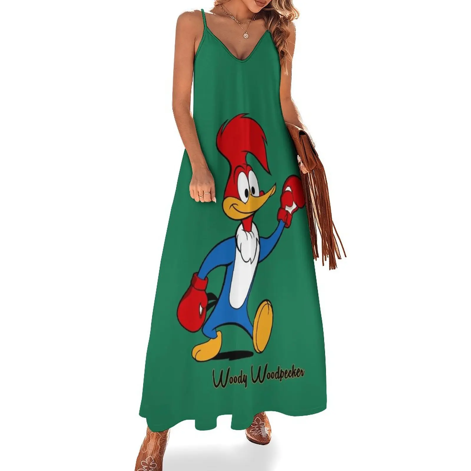 

Woody Woodpecker boxing Sleeveless Dress dress party night dress elegant party for women 2025 Party dresses