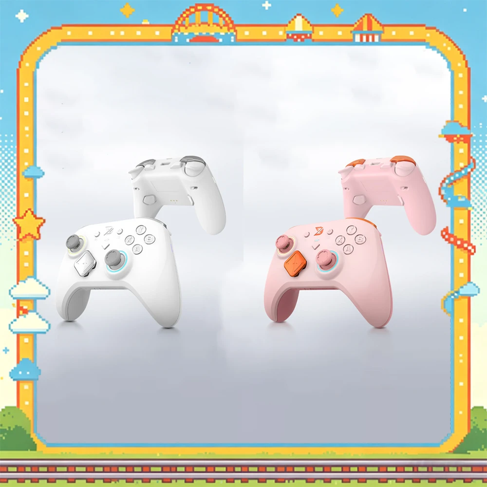 ZD Super Legend Excellent Gamepads Three Mode Wireless Hall Trigger TMR Joystick Modularized Game Pad 8000Hz Game Controller