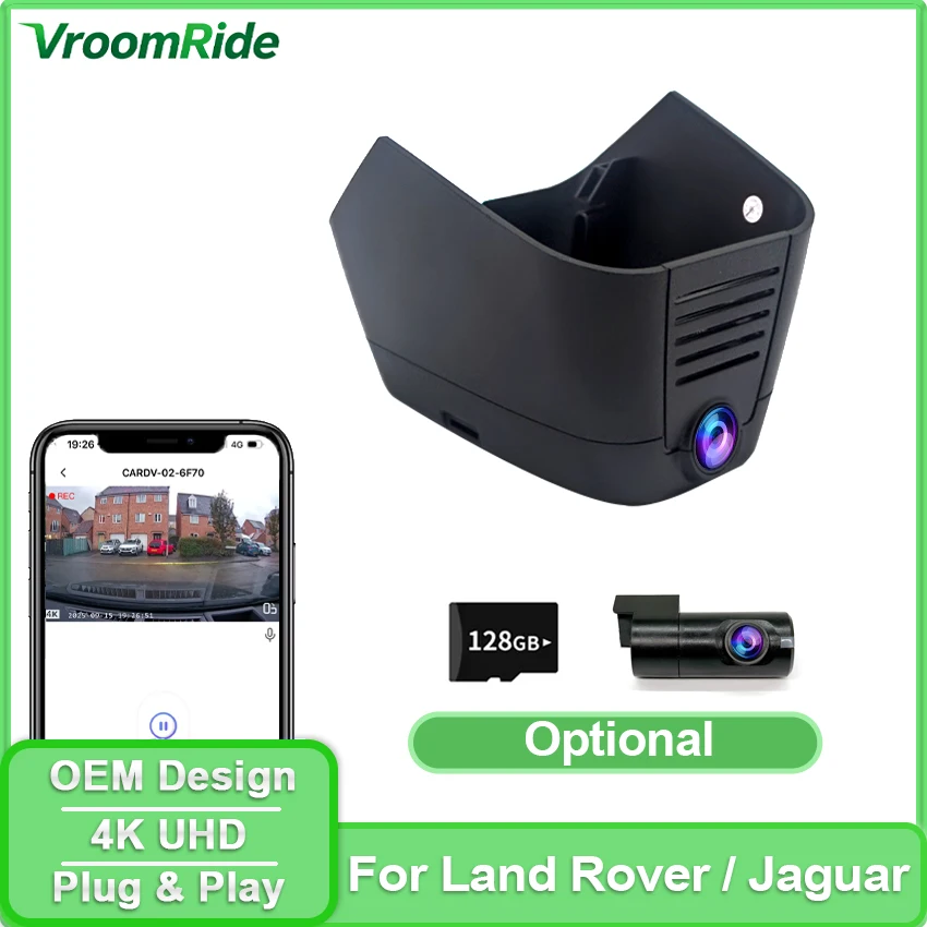 

Car DVR For Land Rover Evoque (L551) 2020~2022 For Jaguar XF XE F-PACE 2021~2022 4K 2160P WIFI APP Connect, Dashcam for Evoque