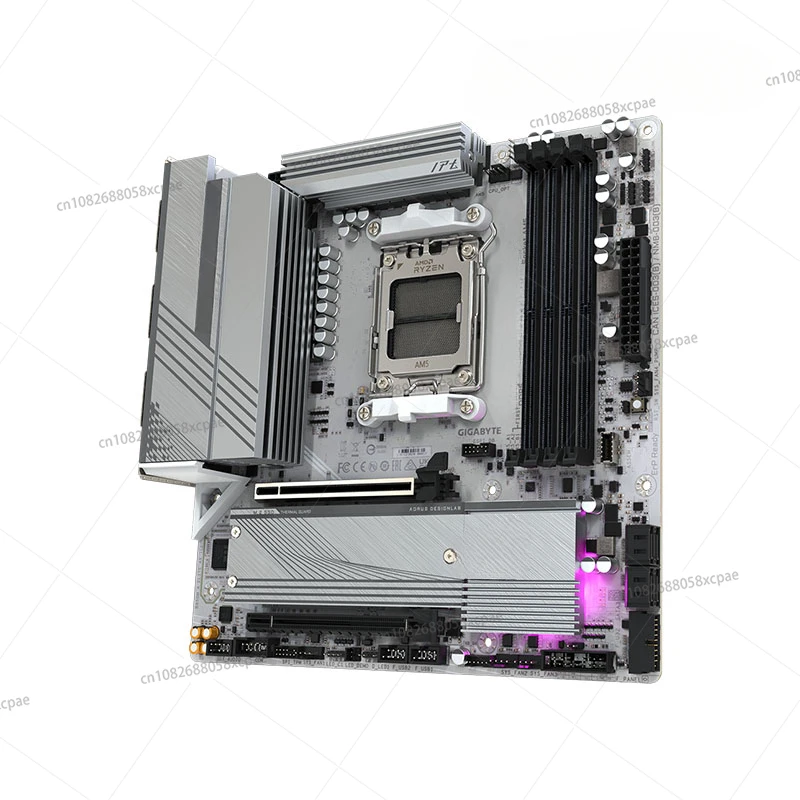 New B650M  ELITE AX ICE Micro-ATX  B650 DDR5 192GB DDR5 8000 (OC) MHz M.2 Wi-Fi 6E Socket AM5 Motherboard