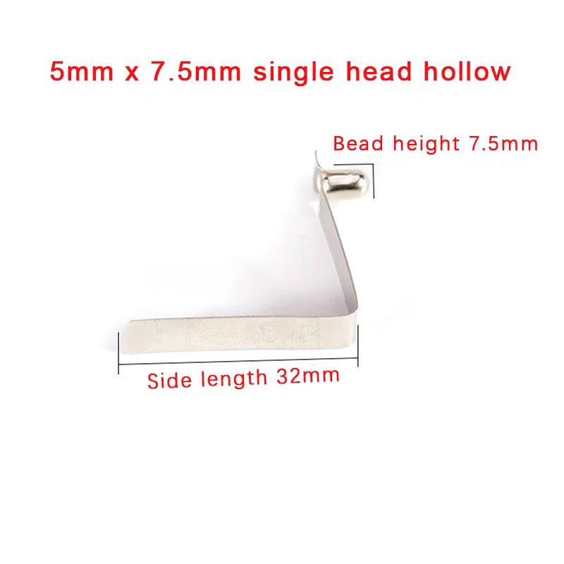 10 قطعة أنبوب زر واحد المفاجئة قفل الخامس نوع قافلة الصلب كاياك الربيع كليب