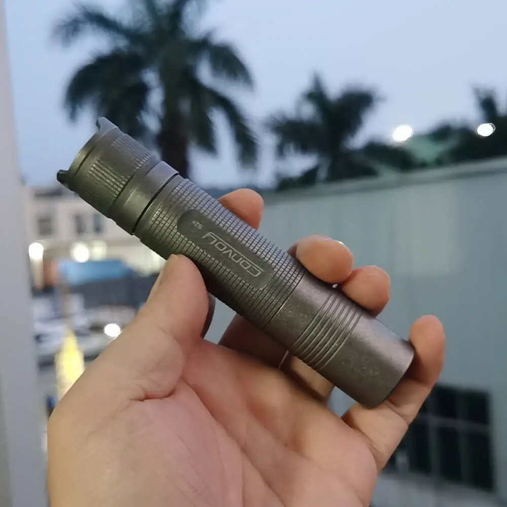 Convoy S2+Stonewash 18650 flashlight