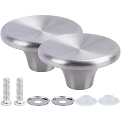 2PCS Dutch Oven Knob, Stainless Steel Pot Lid Replacement Knob for Le Creuset/ for Aldi/ for Lodge, Knob Pot Lid Handle