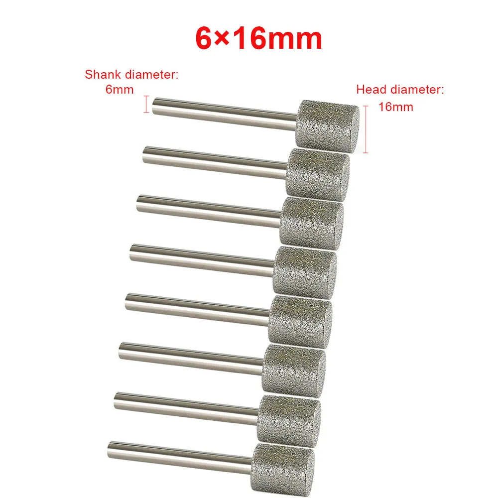 3mm-20mm Steinschleifkopf mit 3/6mm Schaft für Dremel Rotationswerkzeug zum Schleifen und Schnitzen von Steinen und Edelsteinen – Detail 20