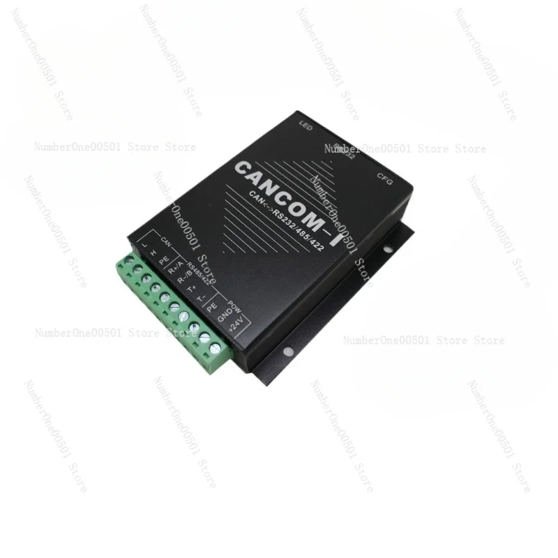 Industrial grade RS232/RS485/RS422 serial port to CAN transparent transmission, isolated CAN CANCOM;LBW11;
