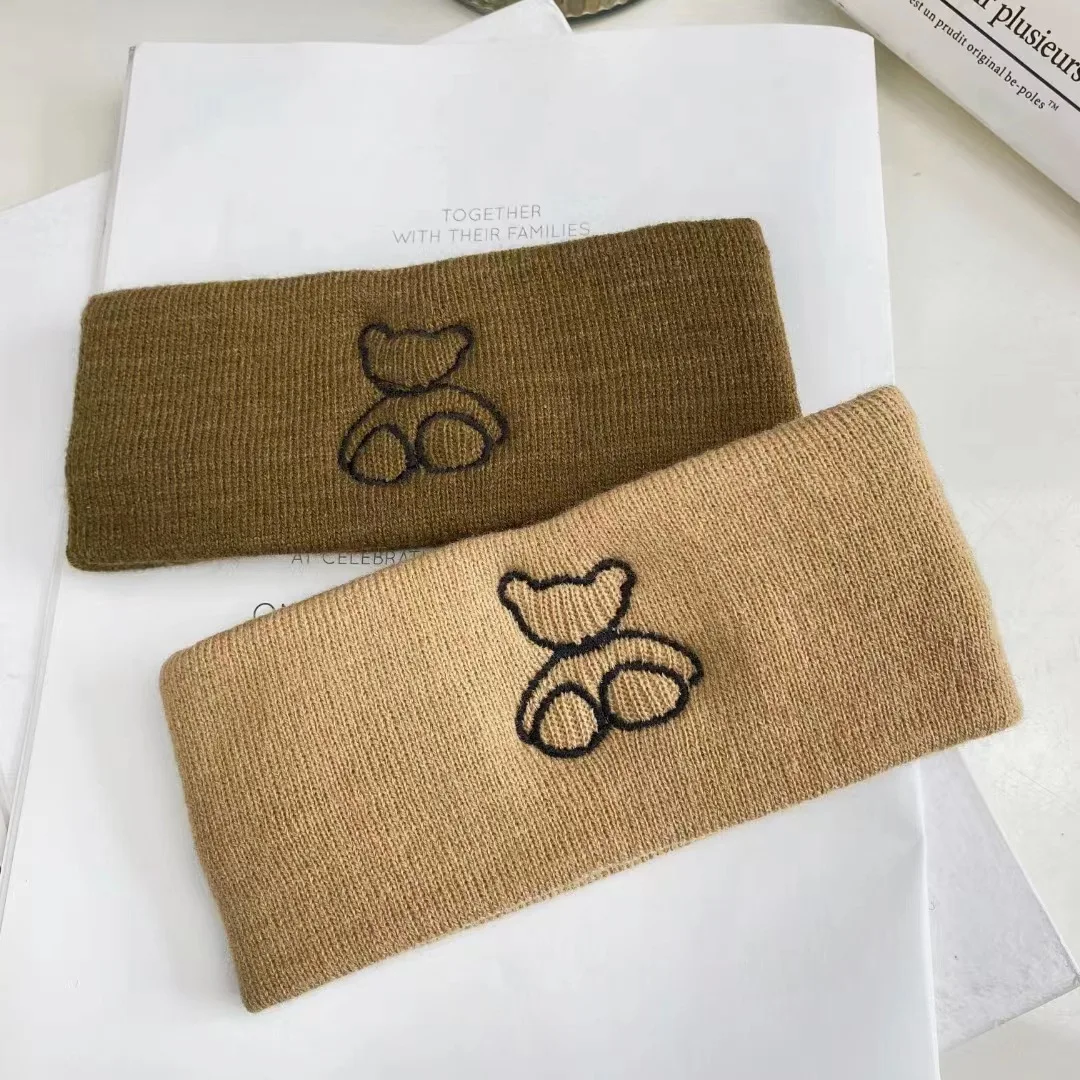 Hochelastisches gestricktes Yoga-Stirnband für Herbst und Winter, Gesichtswasch-Stirnband, Haargummi, warmes Outdoor-Stirnband – Detail 9