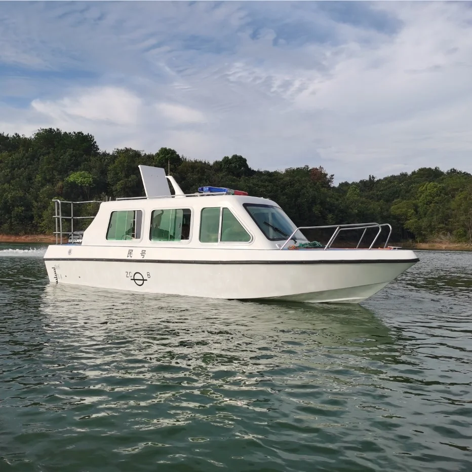 Cheap 22ft Fiberglass Fast Patrol Boat For Sale