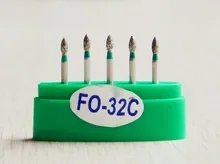 100pcs Dental Diamond burs FG bur FO series FO-11,FO-21,FO-22,FO-22F,FO-21EF