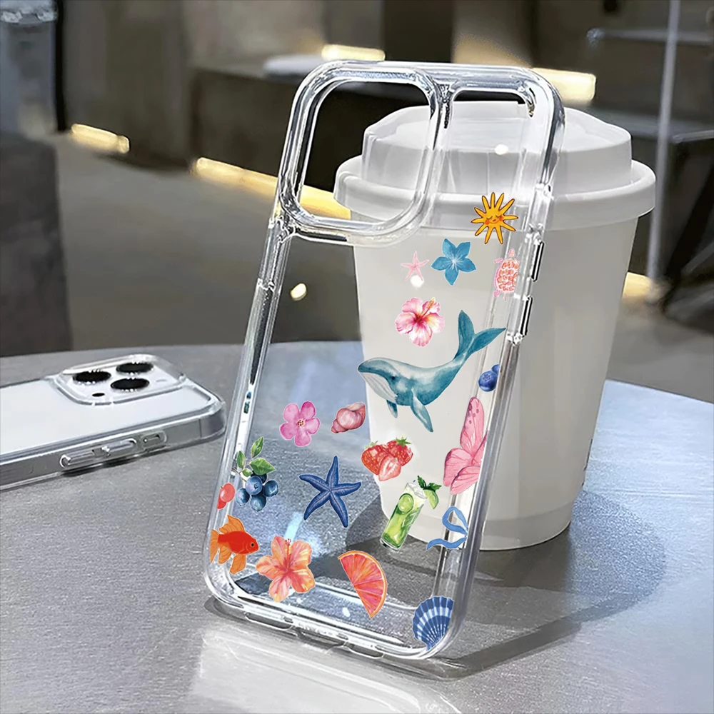 

New designed transparent mobile phone case is suitable for iPhone 16,16Pro,16Pro Max 16Plus to iPhone 11, 12, 13, 14 ,15 series.