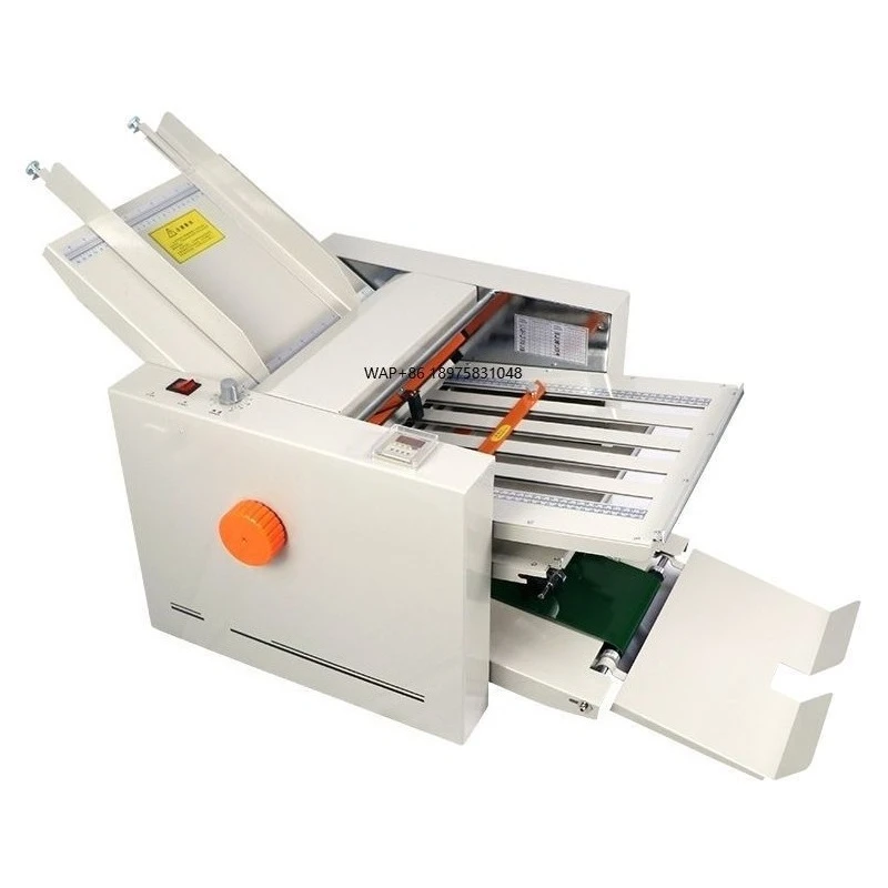 ZE8B/4 A3 Size Automatic Paper Folding Machine for Letter Envelope Leaflet Booklet Brochure A4 A3 Paper Folding Machine to Fold