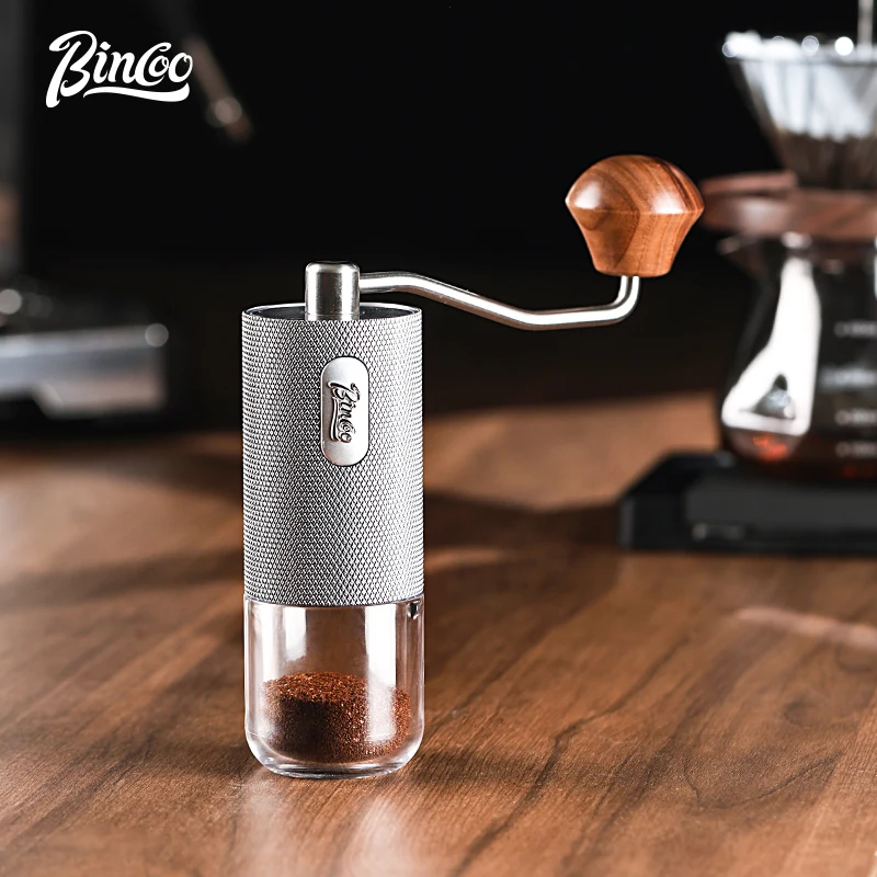 

Bincoo Hand Coffee Grinder Quick grind coffee beans Portable Hand Grinder Outdoor & Home Coffee Making Tools