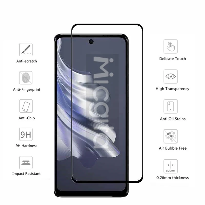 Full Glue Screen Protector For Tecno Spark 20 Pro 4G Glass 6.78\