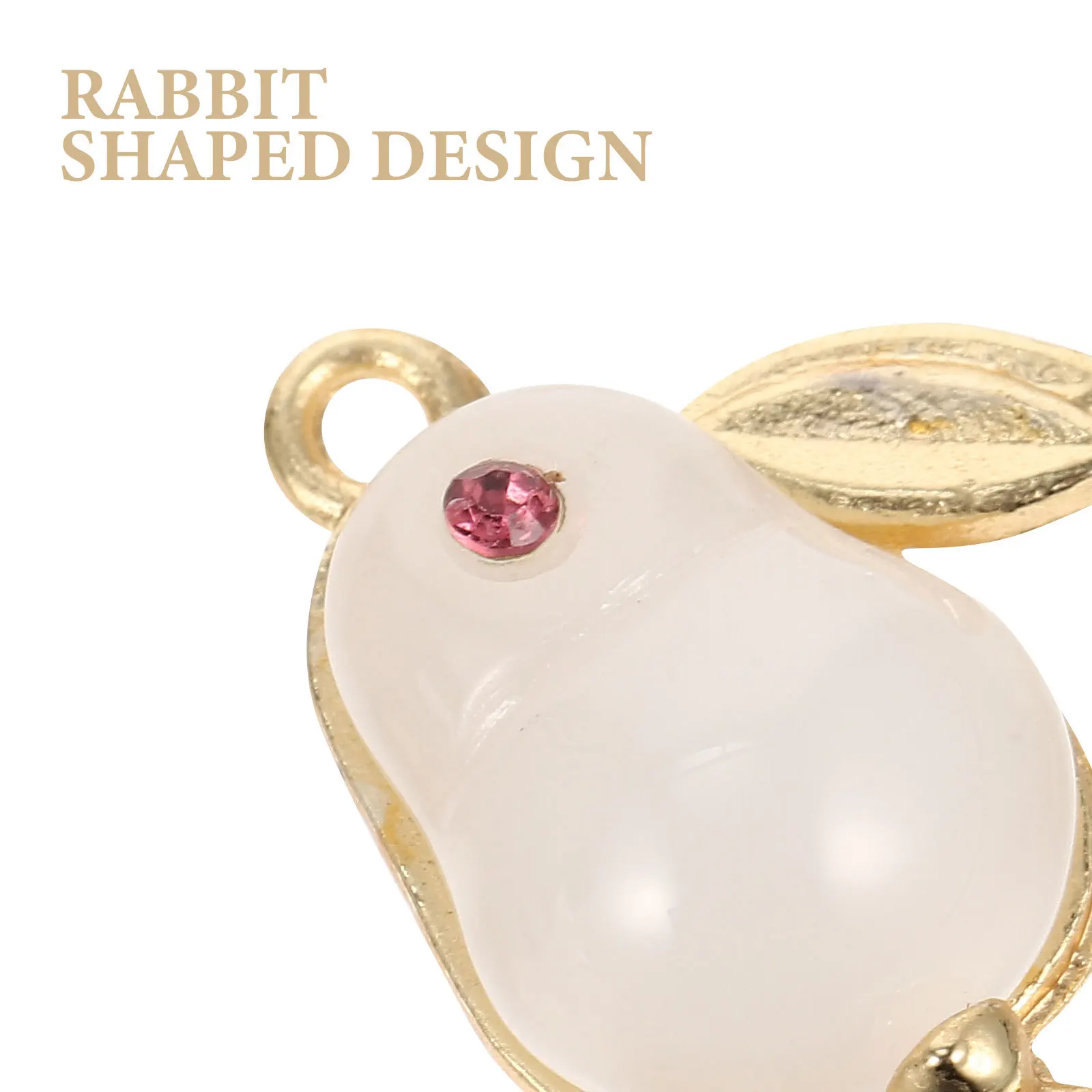 

10 шт. подвесок-заготовок в виде кролика, креативные аксессуары из сплава для рукоделия, подвески-кролики для ожерелий