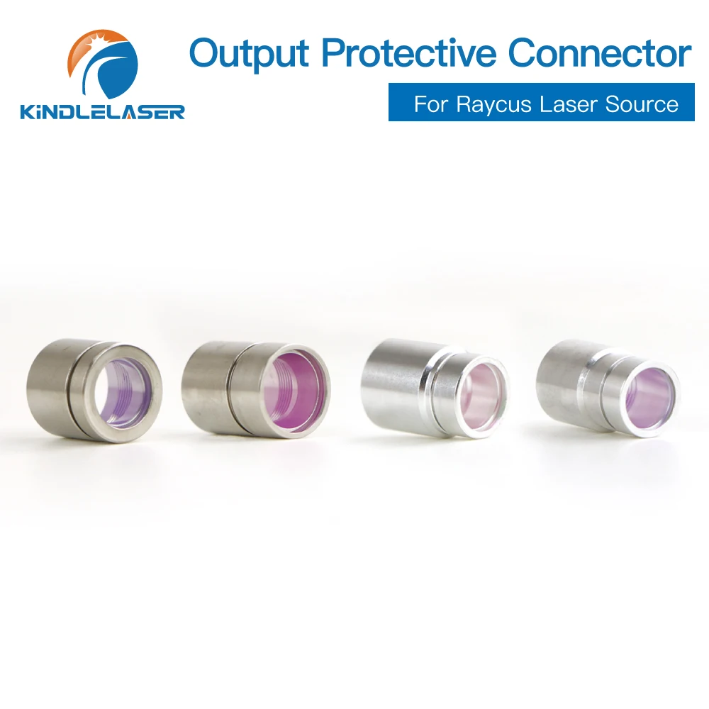 KINDLELASER Fiber Laser Source QBH Output Connector Protective Window Lens Group for Raycus Laser Cutting Head