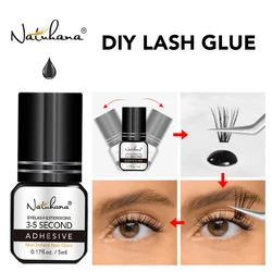 NATUHAHA 5ML Eyelash Glue Wholesale 0.5S Fast Dry Clear Lash Glue Storage False Eyelash Extensions Adhesive for Makeup Tools