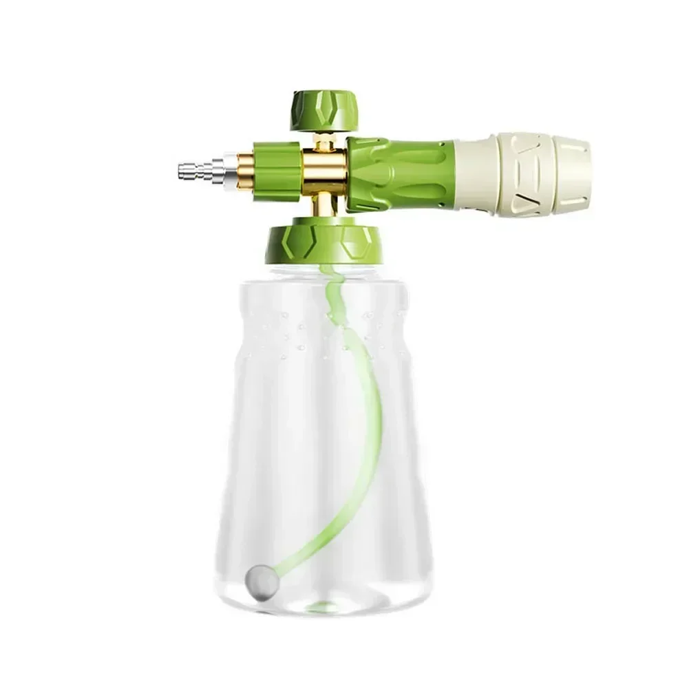 

Инструмент с двумя разъемами, пенопластовая лейка для чистки гаража, большая распылительная бутылка, совместимая с большинством систем для автомобилей и мотоциклов