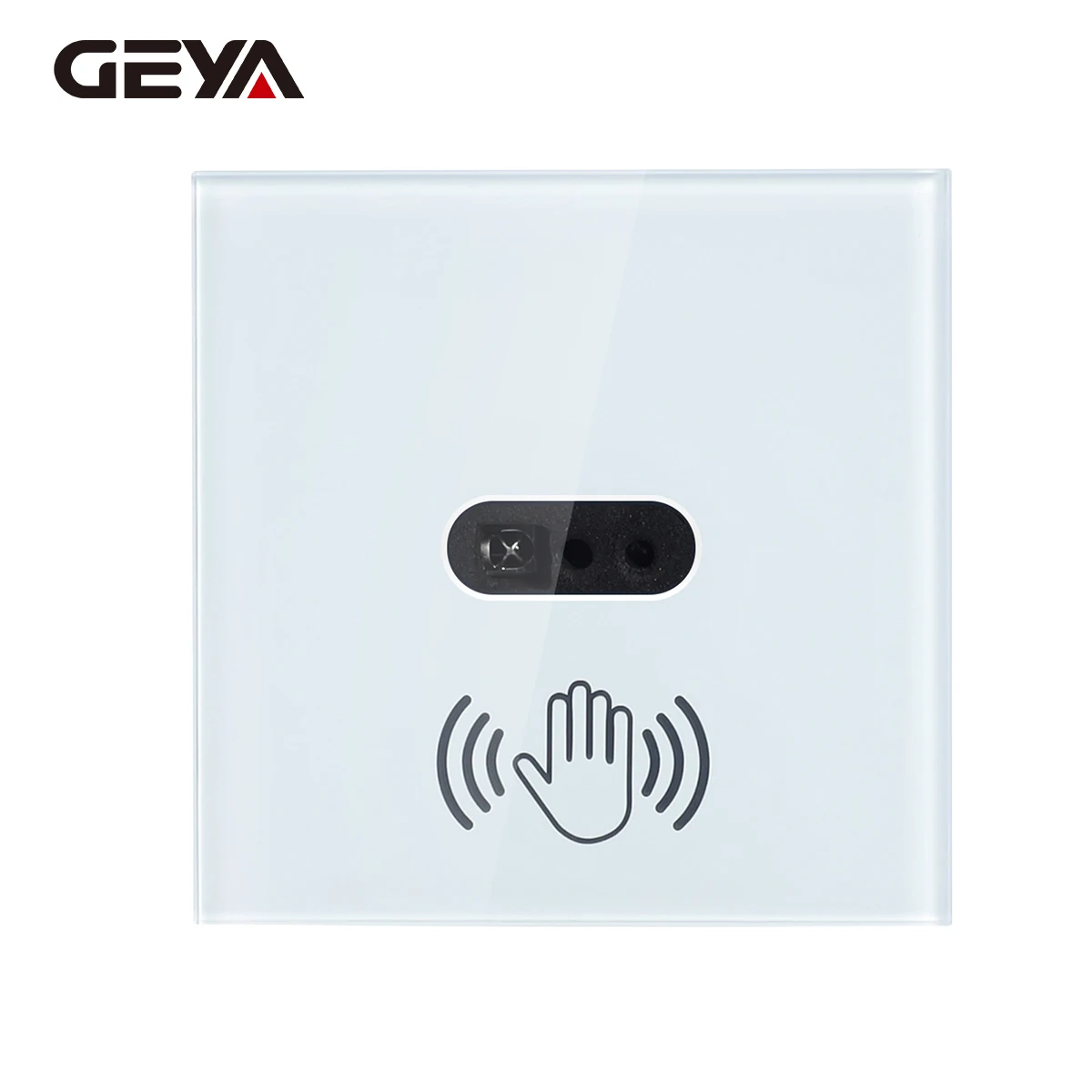 

GEYA EU Smart Wall Light Switch Infrared No Need Touch Auto On Off IR Sensor Glass Screen Panel Infrared Human Body Detection
