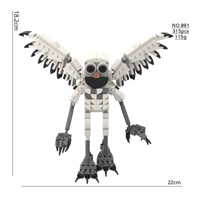Nieuwe 99 nachten in Bos Horror Bouwstenen Grappige Herten Witte Uil Assembleren Game Modle Beeldjes Speelgoed Voor Bys Verjaardagscadeautjes