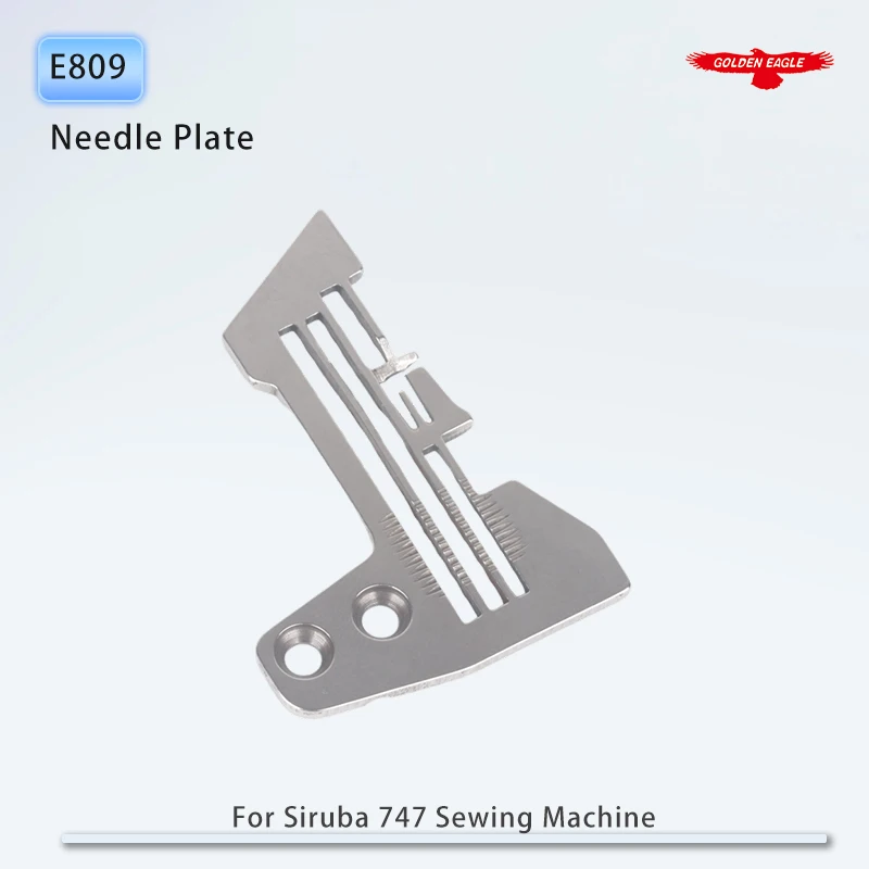 E809 Throat Plate Fit For Siruba 747 (700F 4 Thread) Industrial Overlock Sewing Machine Parts Genuine Quality Needle Plate