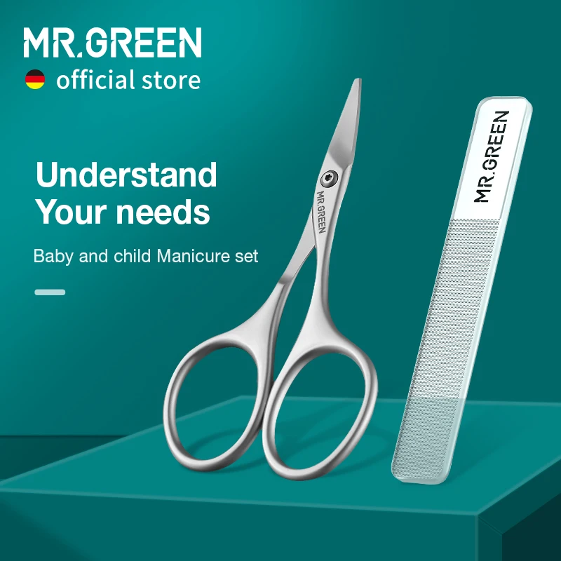 MR.GREEN – ciseaux à ongles de sécurité pour bébé, coupe-ongles pour nouveau-né, pratique, lime à ongles quotidienne, cisaillement à coque, outil de manucure