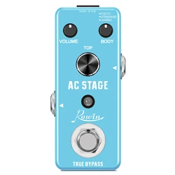 AC Stage Guitar Effect Pedal Convert Electric Guitar's Signal To Very Realistic Acoustic Sound