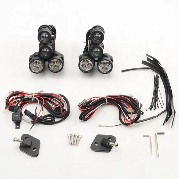 A-pillar Spotlight For Jeep Wrangler Body Kit Led Working Light Accessories
