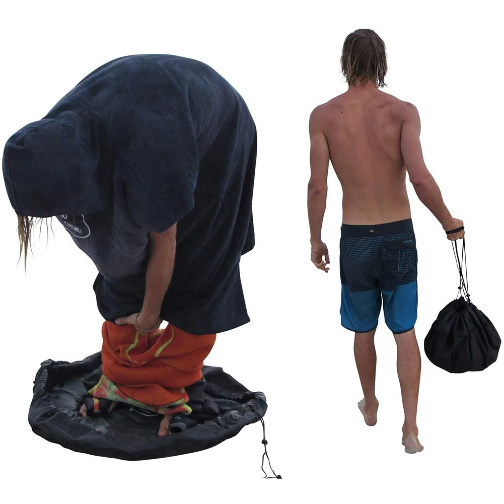 Wetsuit Changing Mat Bag Quick Storage Hanging Rope Oxford Cloth Bag Waterproof Portable Multi Functional For Swimming Surfing