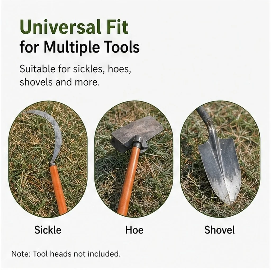 Wooden Handle Shovels Replacement Hoe Gardening Tools Halloween Christmas New Year Hand Tools Handle Garden Tool Handles