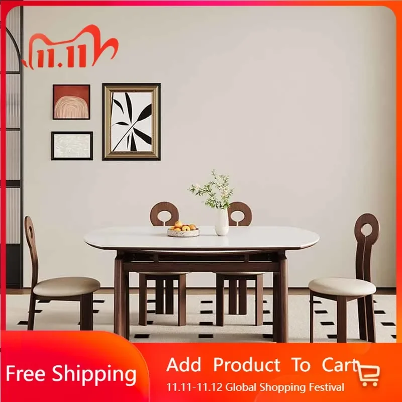 

Compact Living Room Dining Table Luxury Style Italian Restaurant Center Dining Table Kitchen Design Muebles Trendy Furniture