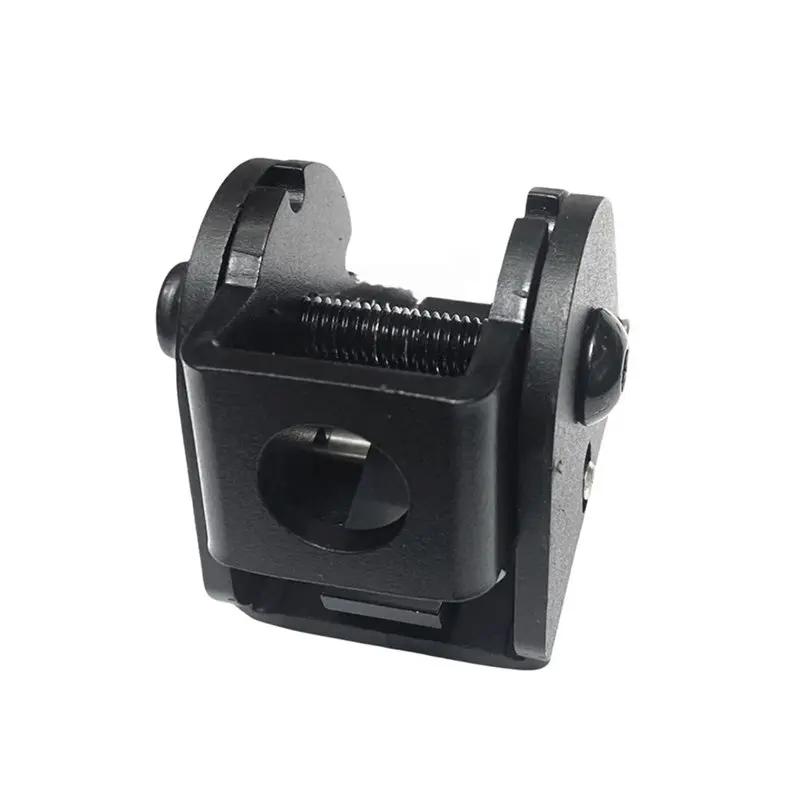【PUBLICITY】HR118 Clip-On Vehicle Antenna Mounting Bracket Stainless Steel Heavy-Duty Base One-Button Folding Design