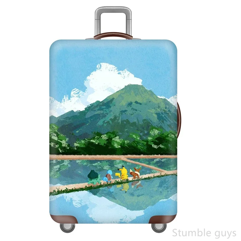 

Washable High Elastic Luggage Cover Protective Anti-Scratch Suitcase Cover Reliable For Road Trips Fits 18 To 32 Inch Luggage