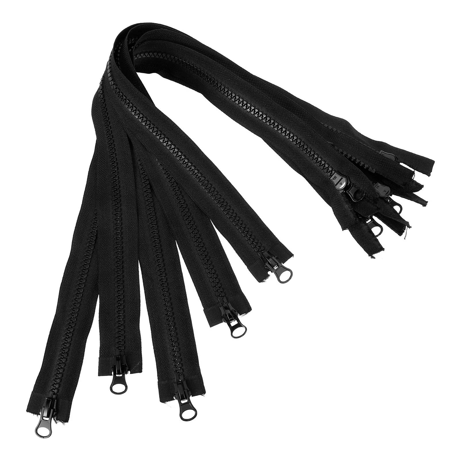 

5Pcs Zipper Sewing Kit Open End Zippers for Jackets Skirts DIY Crafts Heavy Duty Garment Zip Accessories