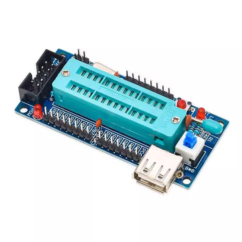 ATmega8 ATmega48 scheda di sviluppo ATMEGA88 AVR (senza Chip) nuovo modulo elettronico fai da te Kit fai da te scheda Pcb interfaccia USB