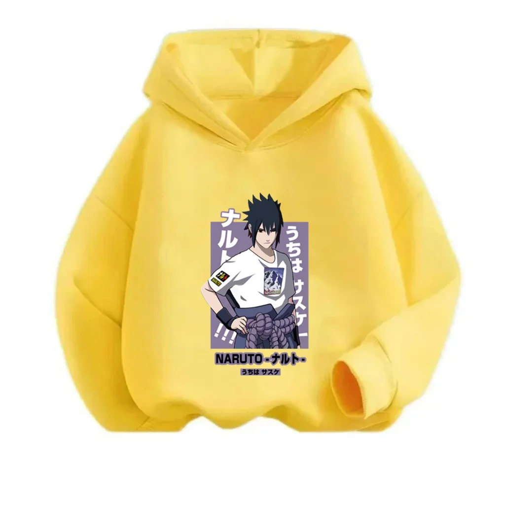 

Детская теплая детская толстовка с капюшоном и принтом Наруто, удобный комплект из 2 предметов, верхние штаны для отдыха, одежда для мальчиков и девочек