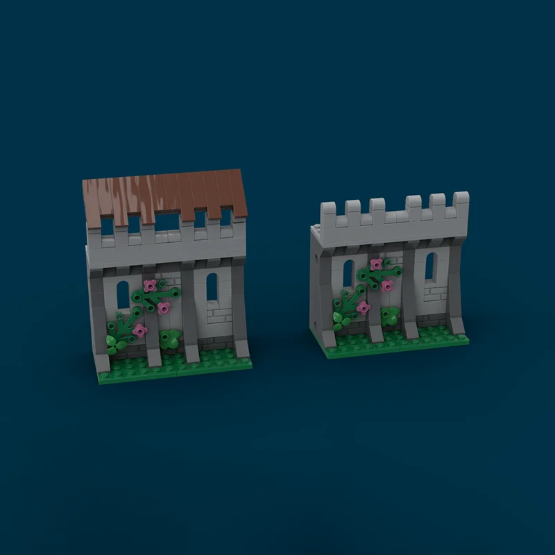 

Средневековый замок Модель Moc Строительные кирпичи Модульный замок Стены Технология Модульные блоки Подарки Рождественские игрушки Наборы «сделай сам» Сборка